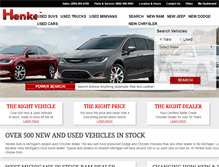 Tablet Screenshot of henkelauto.com